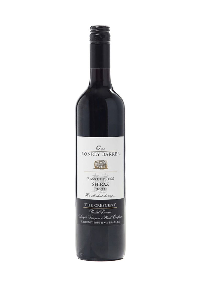 The Crescent - Basket Press Shiraz 2022 - Case - Non members price $336 - Club members price $302.40($25.20 btl)